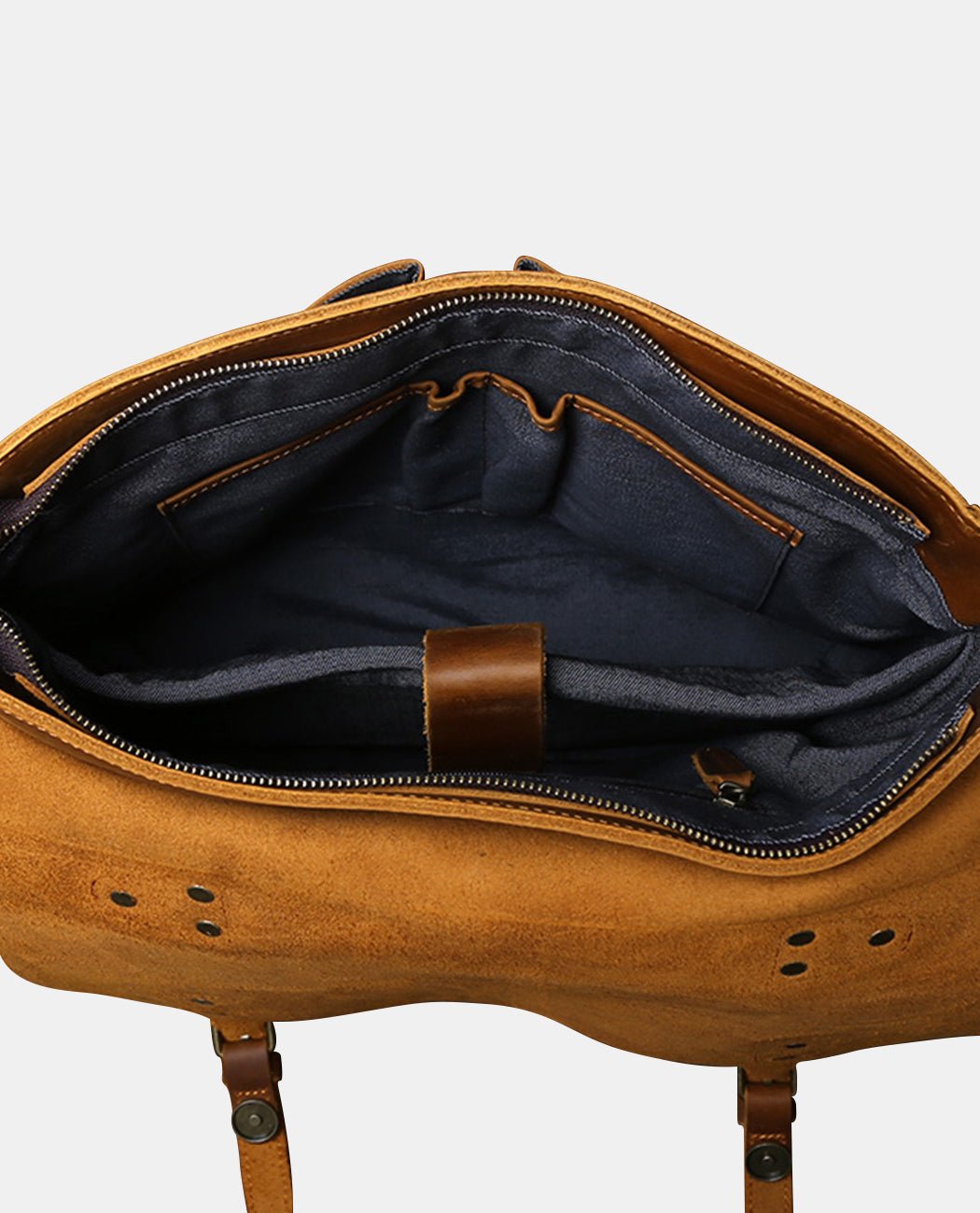 Alden Voyager Messenger Bag -Bags- BAGHUGS-LEHB-7847-L-Brown