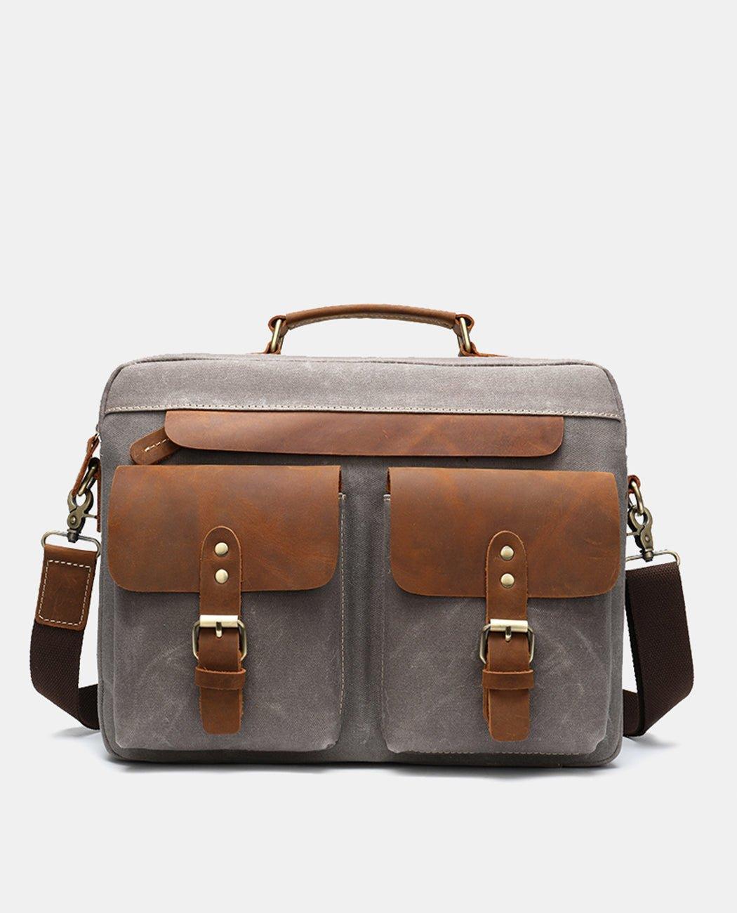 Classic Leather Messenger Bag