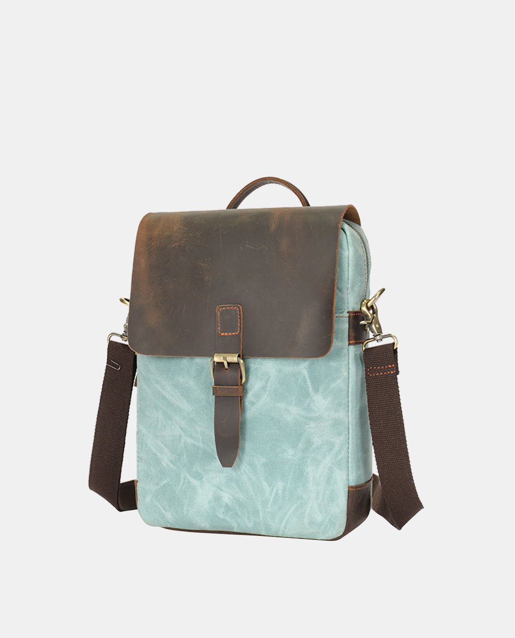 Colored Flip Messenger Bag