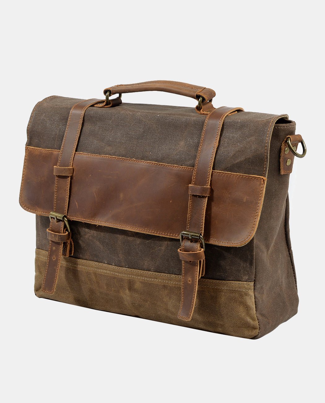 Canvas Casual Crossbody Bag -Backpacks- BAGHUGS-MC-03-246-Red Brown
