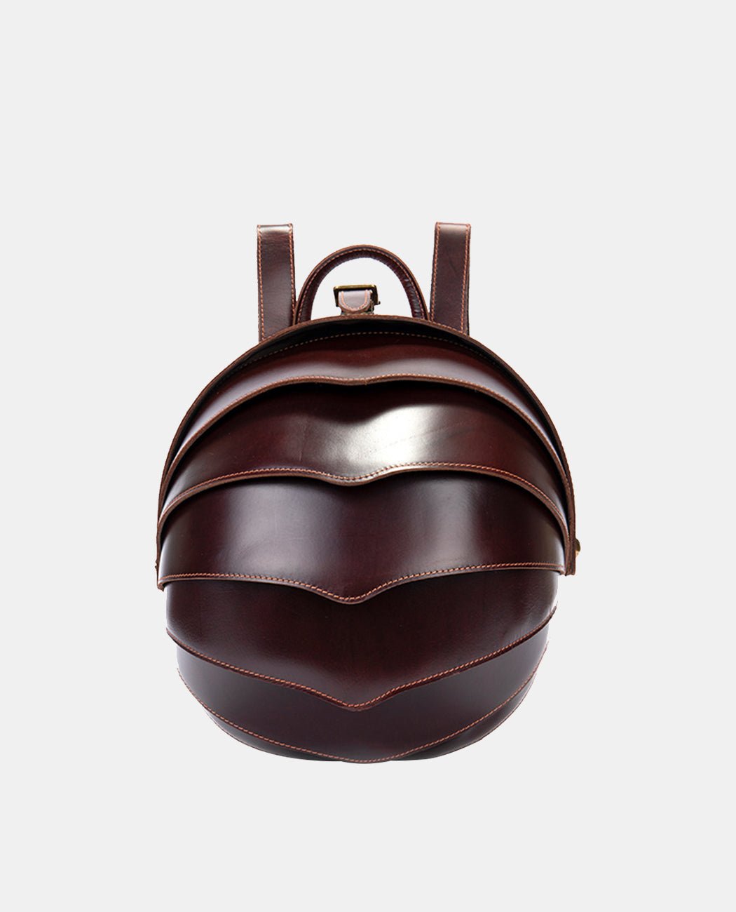 Elegance Sphere Backpack -Bags- BAGHUGS-LEBP-5267-S-Red Brown