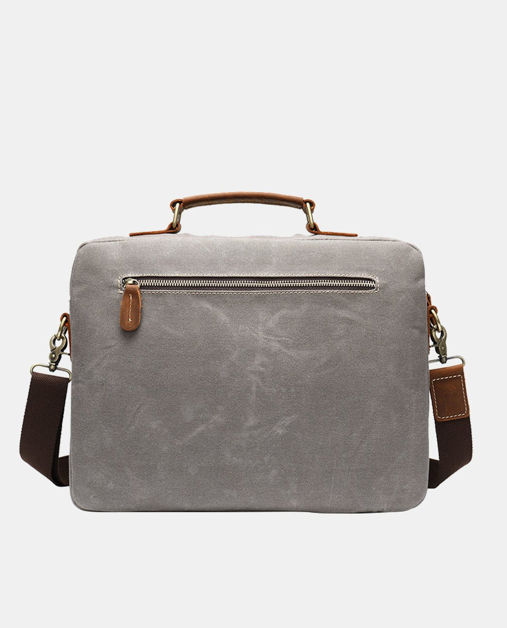 Classic Leather Sling Bag -Bags- BAGHUGS-MR-03-327-Brown