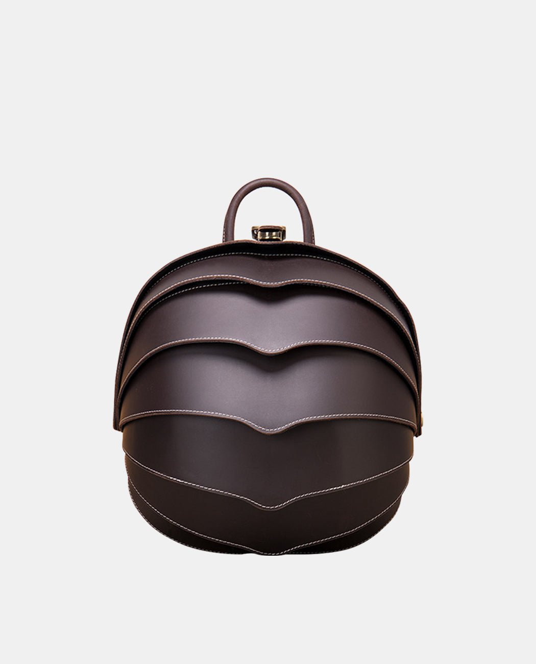 Elegance Sphere Backpack -Bags- BAGHUGS-LEBP-5264-S-Deep Brown