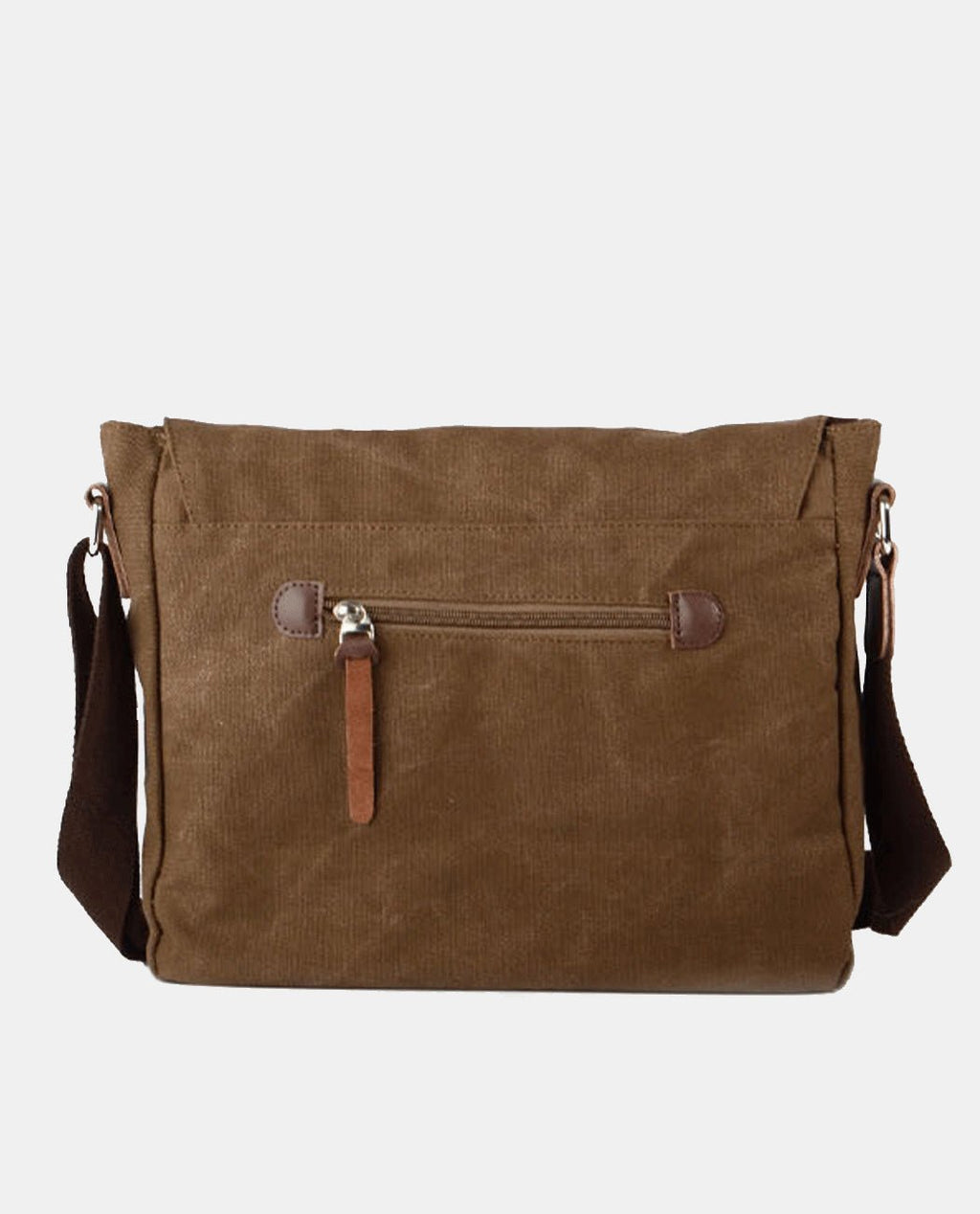 Light Green Canvas Messenger Bag -Bags- BAGHUGS-MC2102-Blue Gray