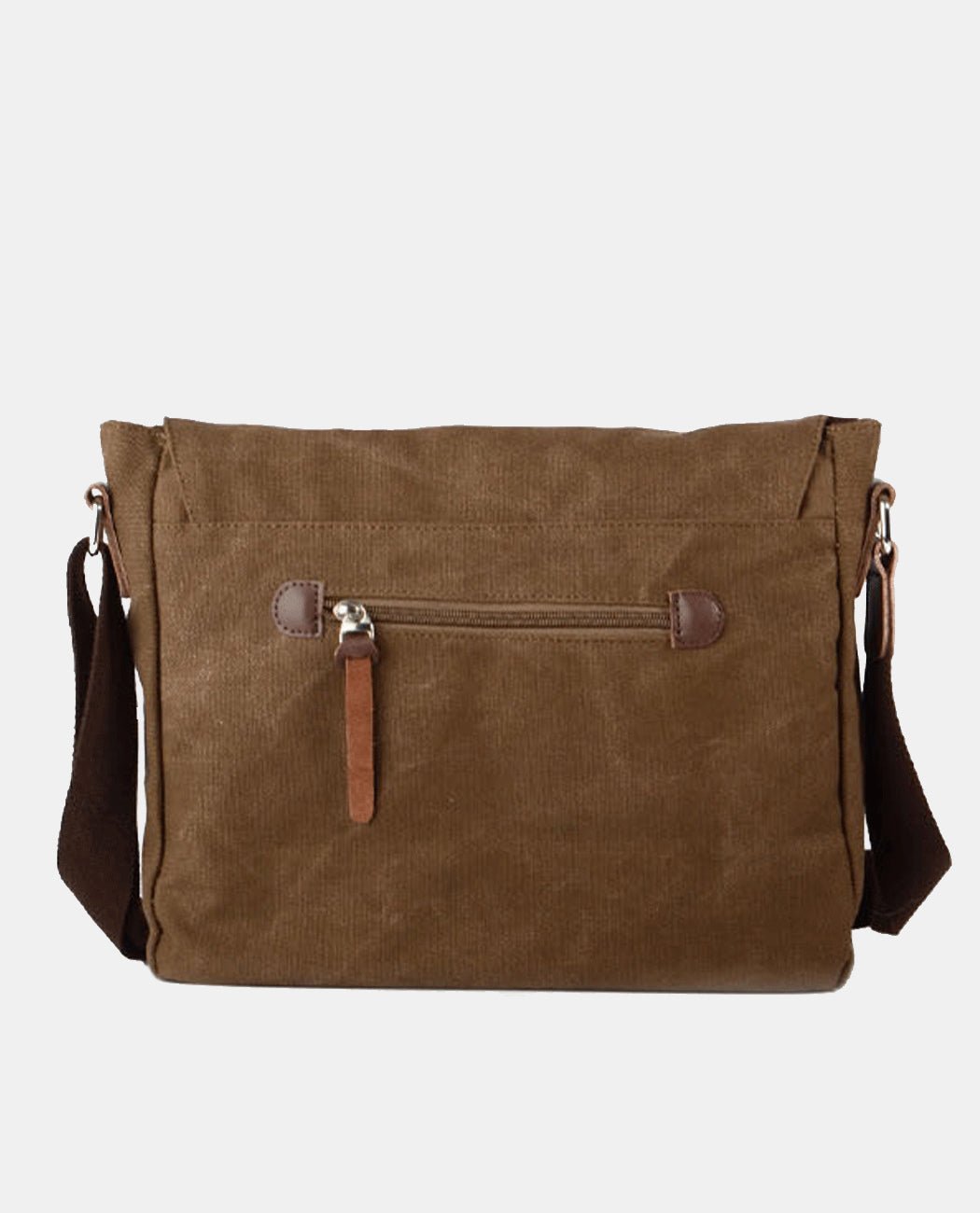 Light Green Canvas Messenger Bag