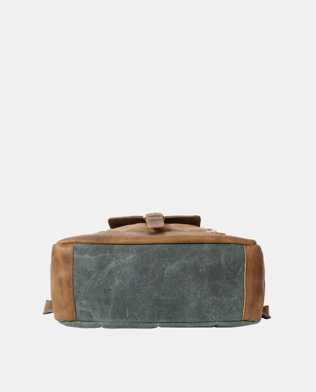 Canvas Leather Backpack -Backpacks- BAGHUGS-FX-04-739-Brown