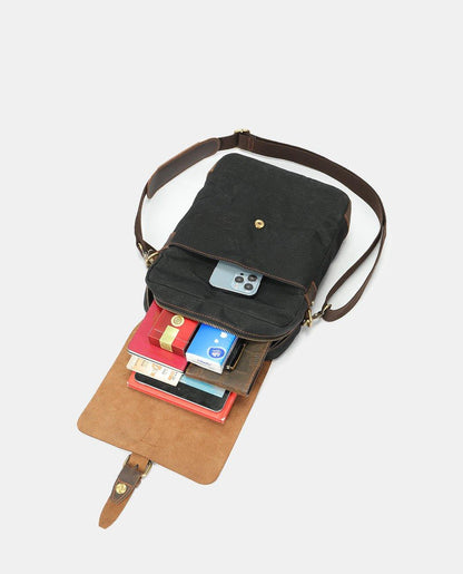 Colored Flip Messenger Bag