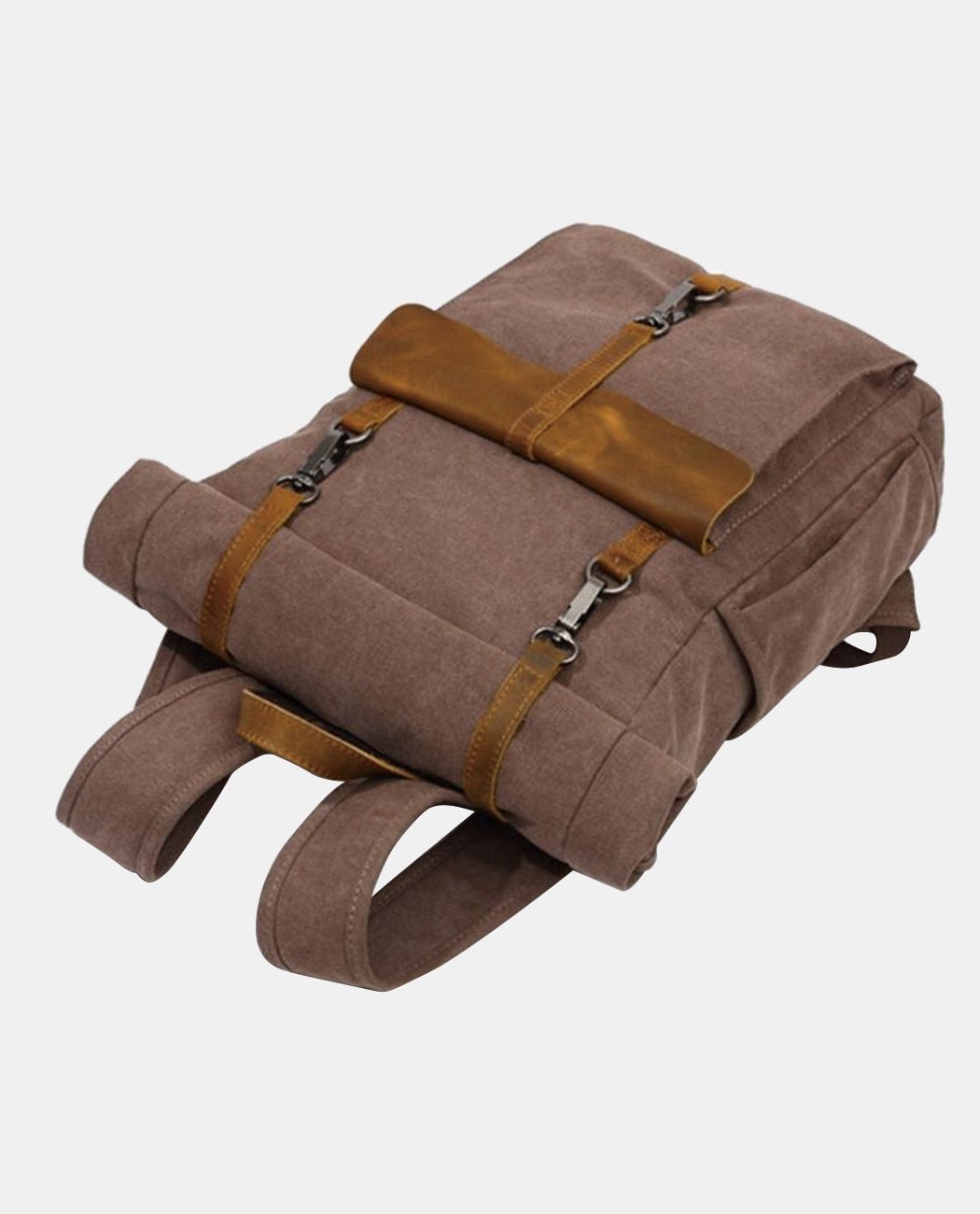 Leisure Canvas Travel Backpack -Backpacks- BAGHUGS-FX-04-379-Gray
