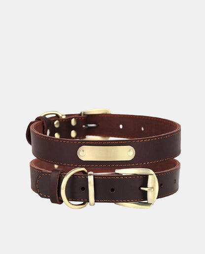 Classic Leather Dog Collar