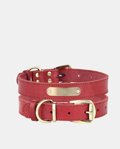 Classic Leather Dog Collar