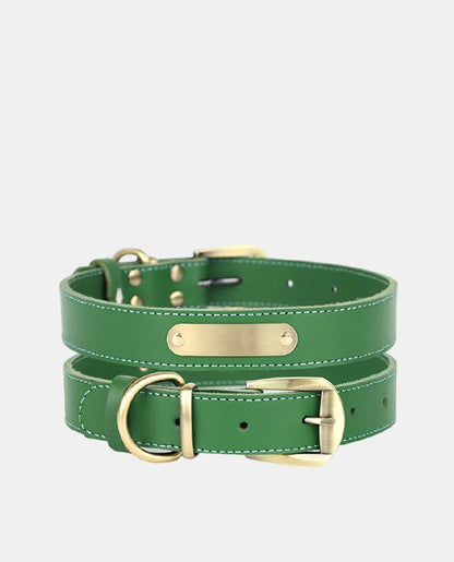 Classic Leather Dog Collar