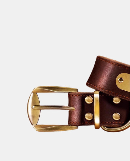 Classic Leather Dog Collar
