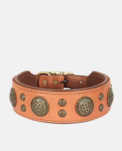 Classical Leather Dog Collar