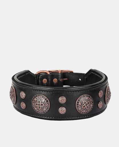 Classical Leather Dog Collar