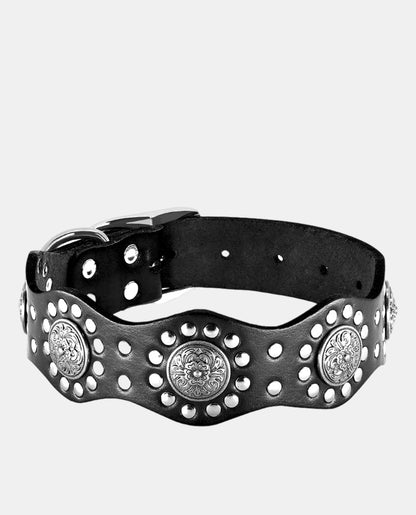 Classical Leather Dog Collar