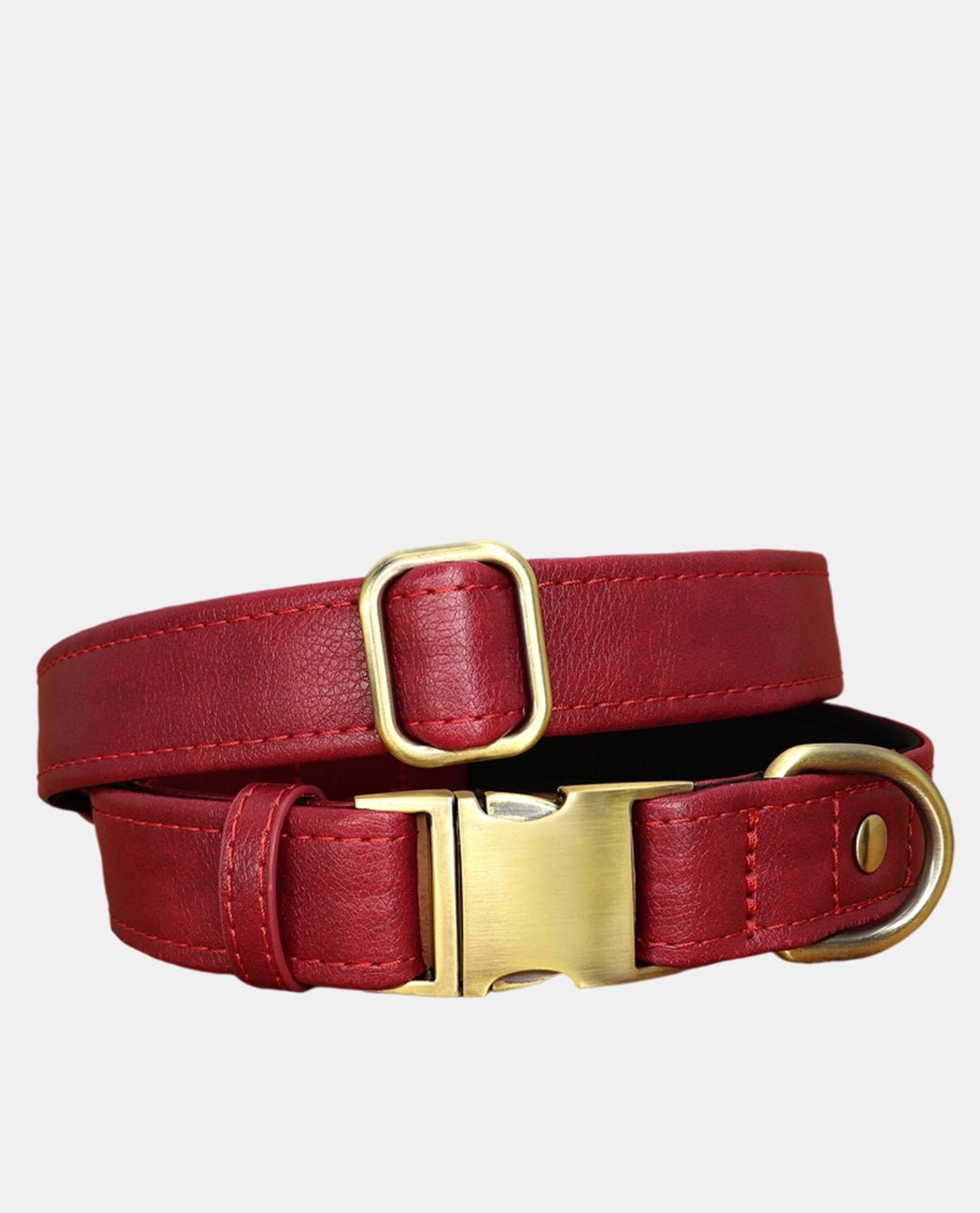 Gloss Leather Dog Collar