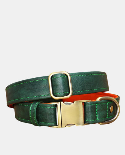 Gloss Leather Dog Collar