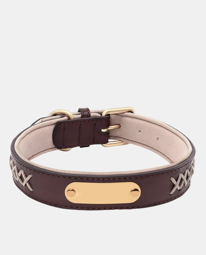 Stylish Leather Dog Collar
