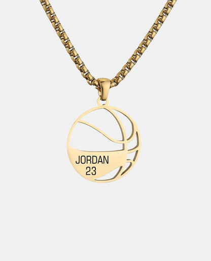 Basketball Necklace