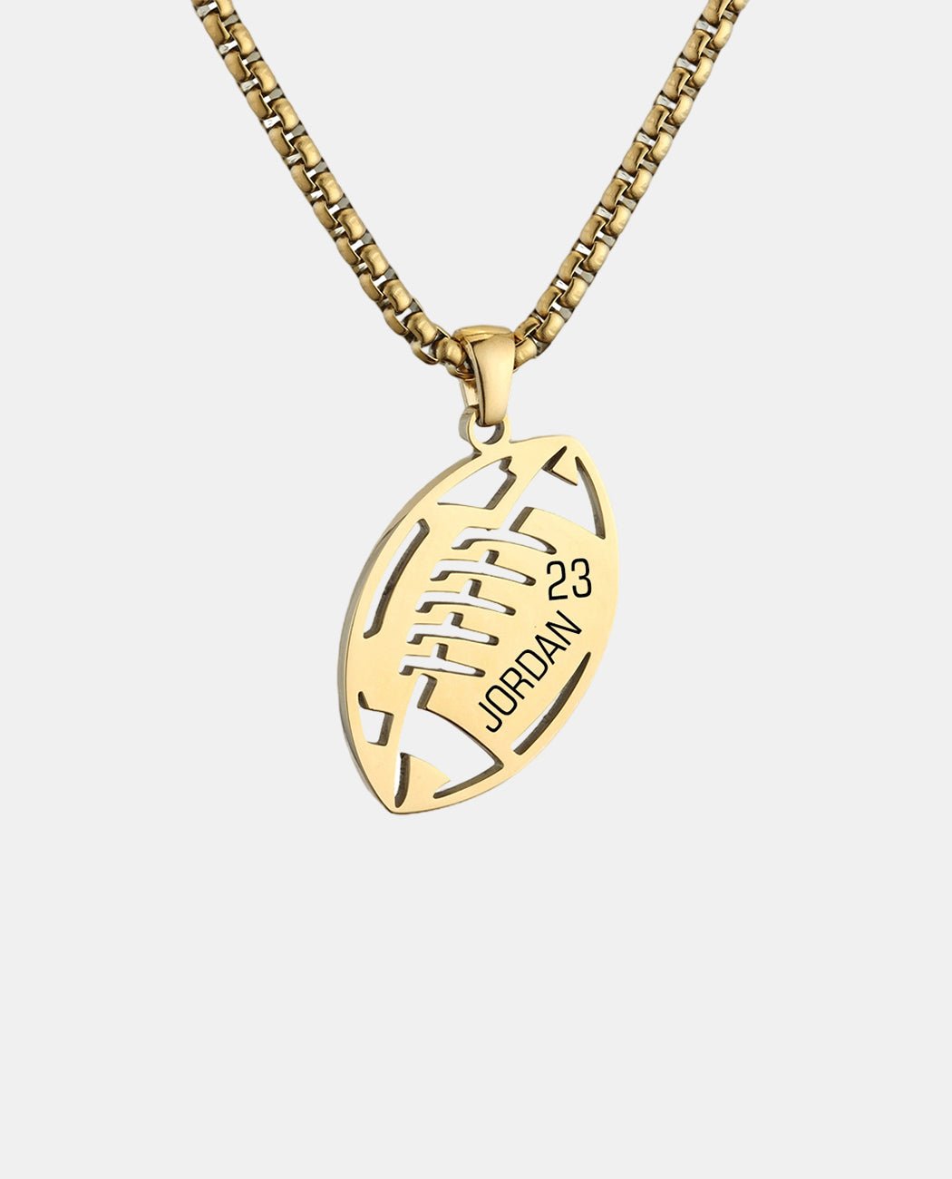 Rugby Player Necklace