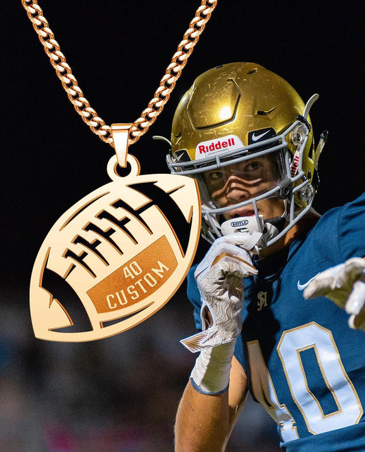 Rugby Player Necklace