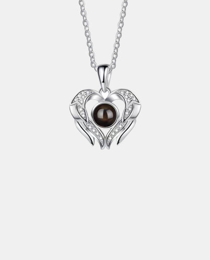 Ocean's Heart Projection Necklace