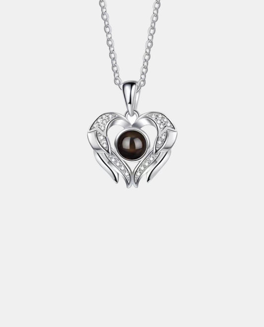 Ocean's Heart Projection Necklace