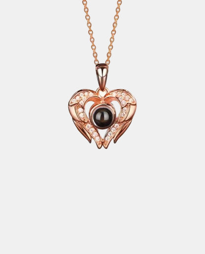 Ocean's Heart Projection Necklace