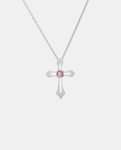 Cross Projection Necklace