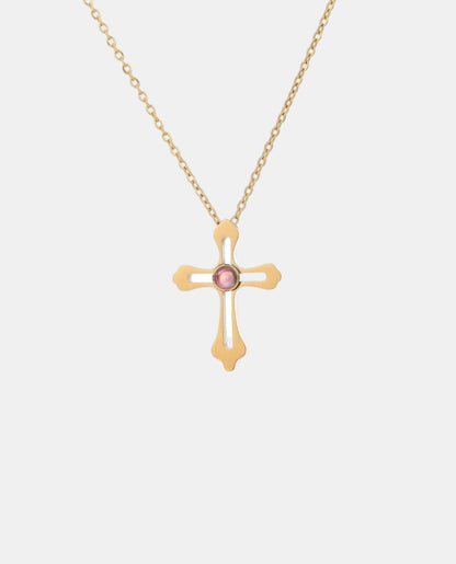 Cross Projection Necklace