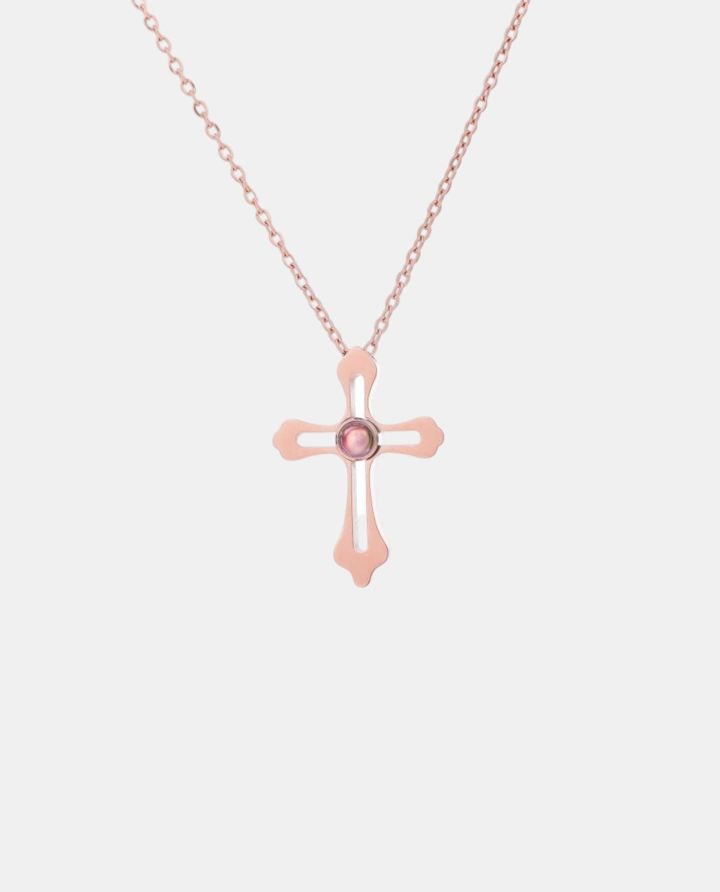 Cross Projection Necklace