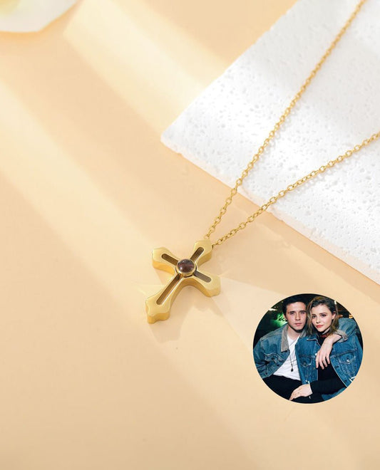 Cross Projection Necklace