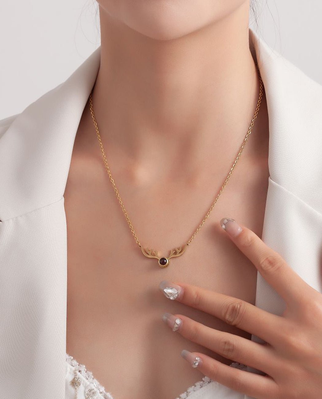Antler Projection Necklace