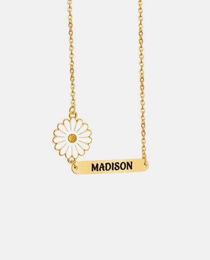 White Flower Necklace