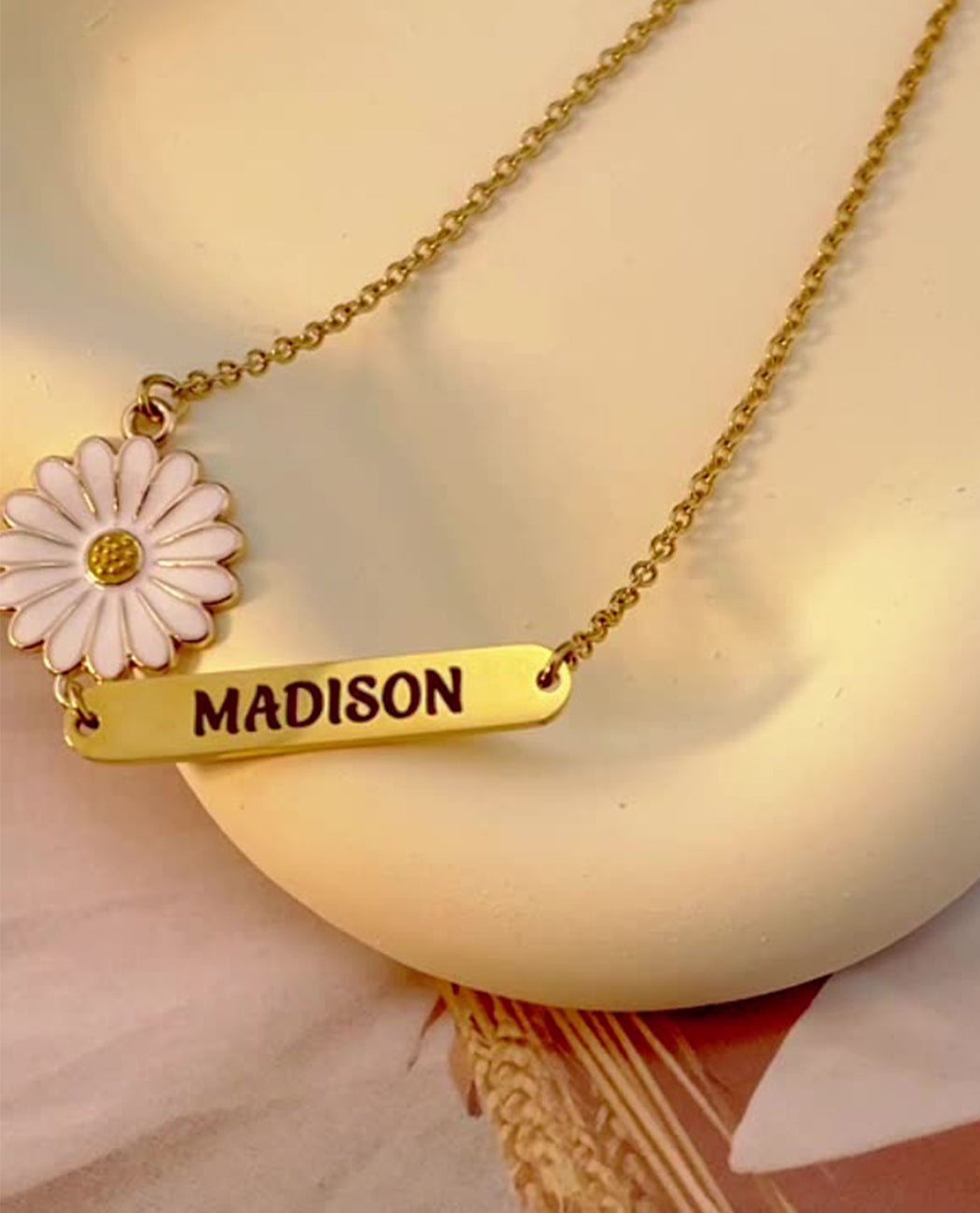 White Flower Necklace