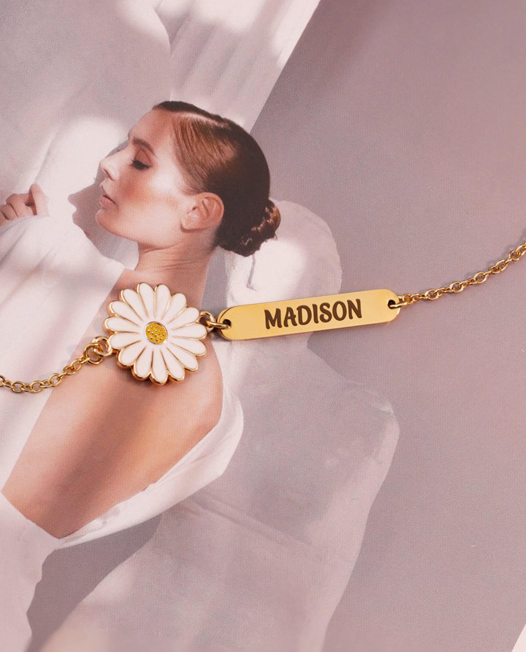 White Flower Necklace