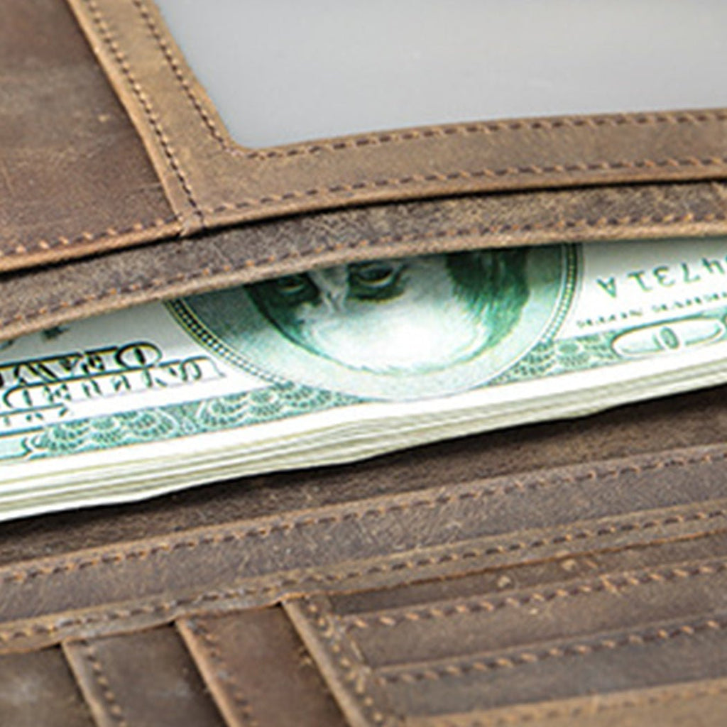 Leather Long Wallet
