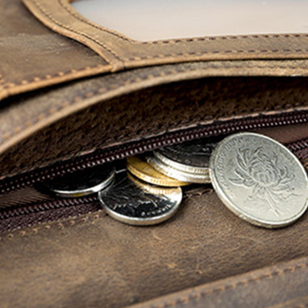 Leather Long Wallet