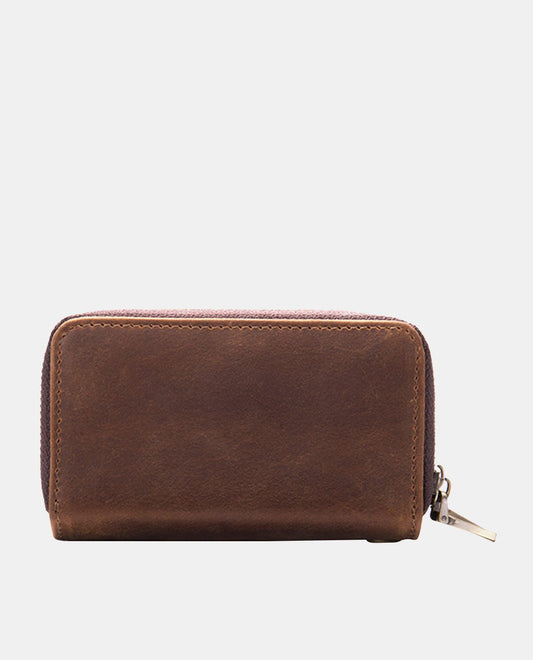 Brown Cake Leather Wallet