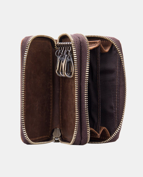 Brown Cake Leather Wallet