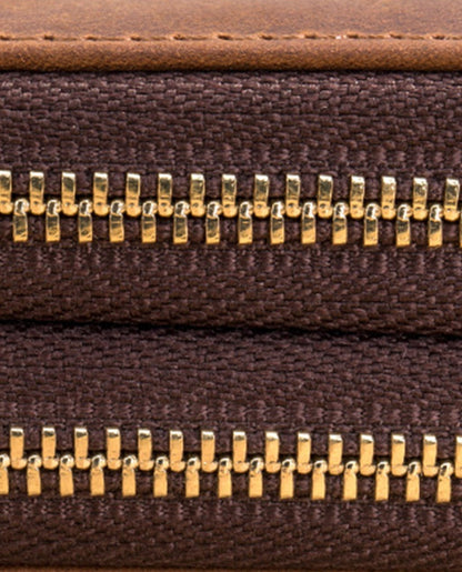 Brown Cake Leather Wallet