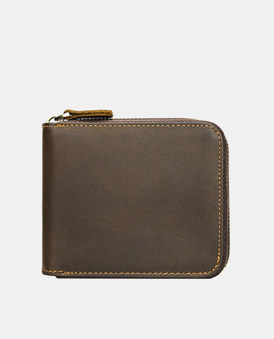 Zip Leather Wallet