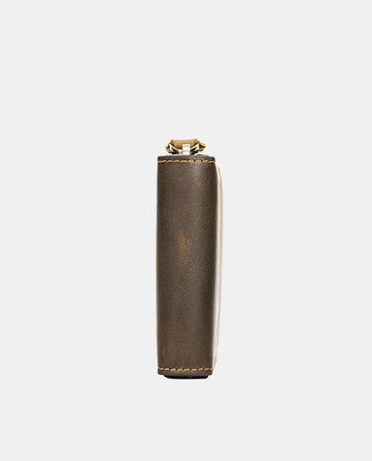 Zip Leather Wallet