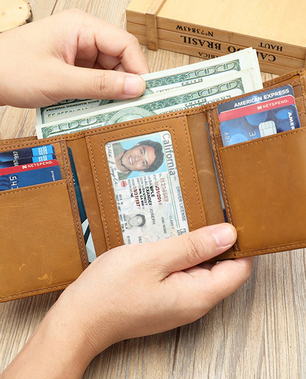 Rock Leather Wallet
