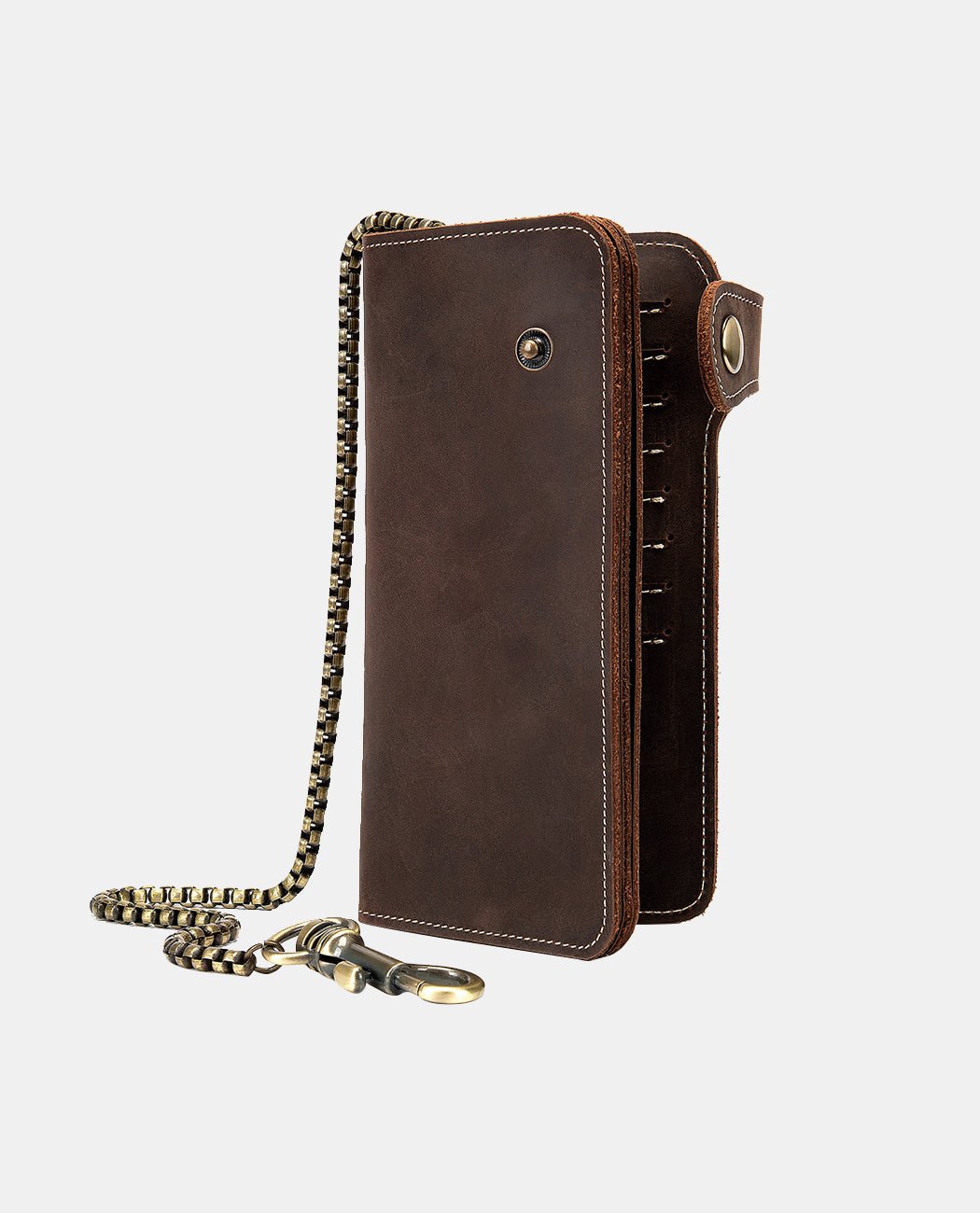 Chain Leather Wallet