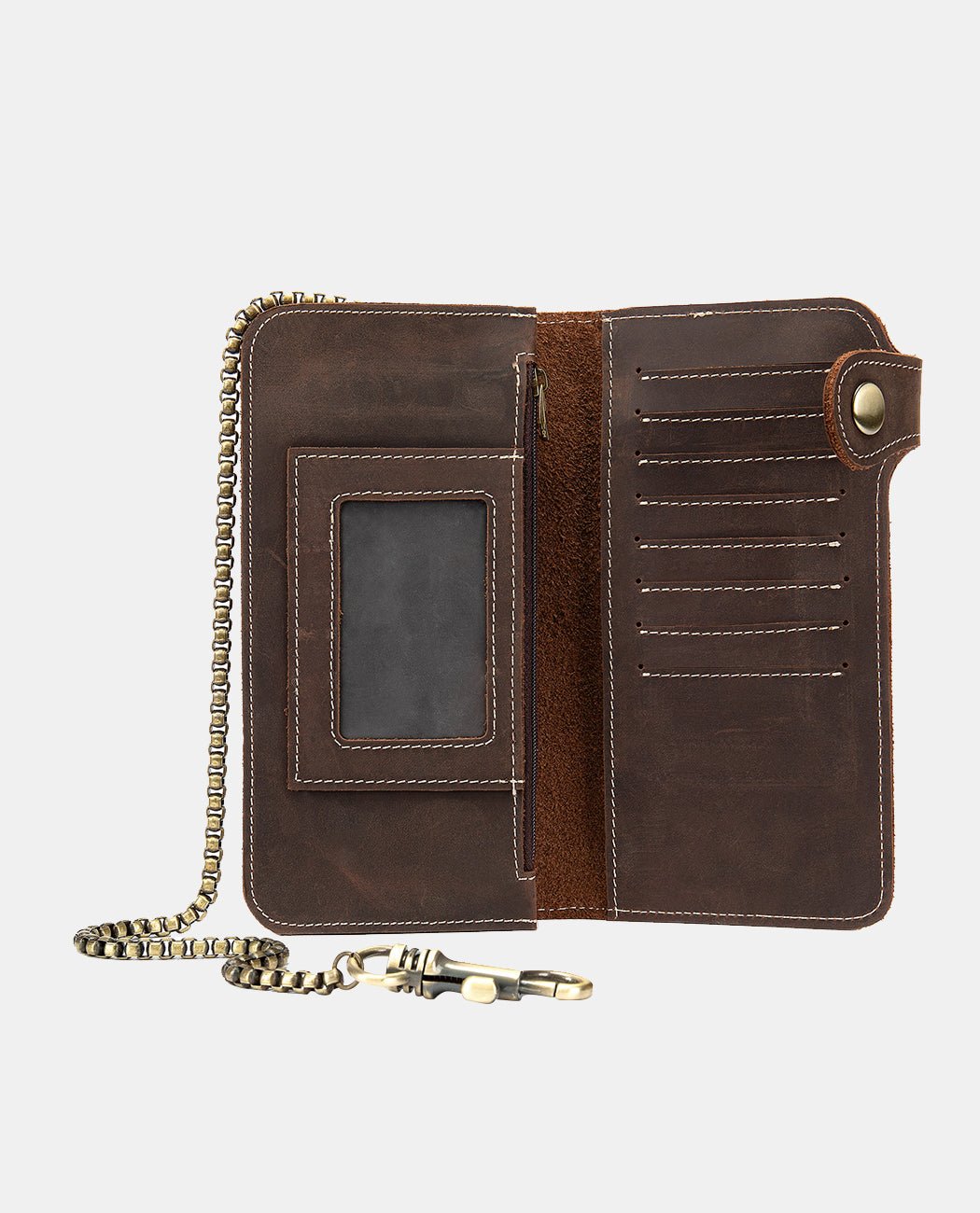 Chain Leather Wallet
