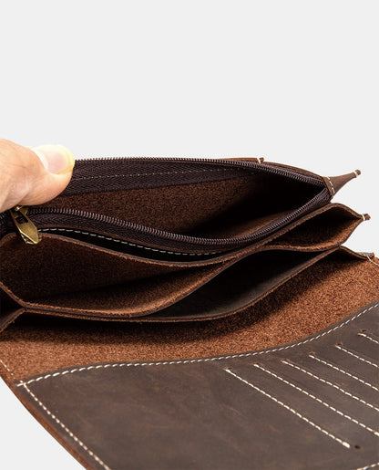 Chain Leather Wallet