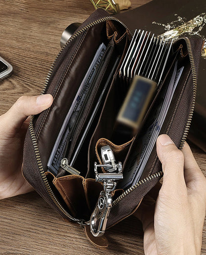 Dark Leather Wallet