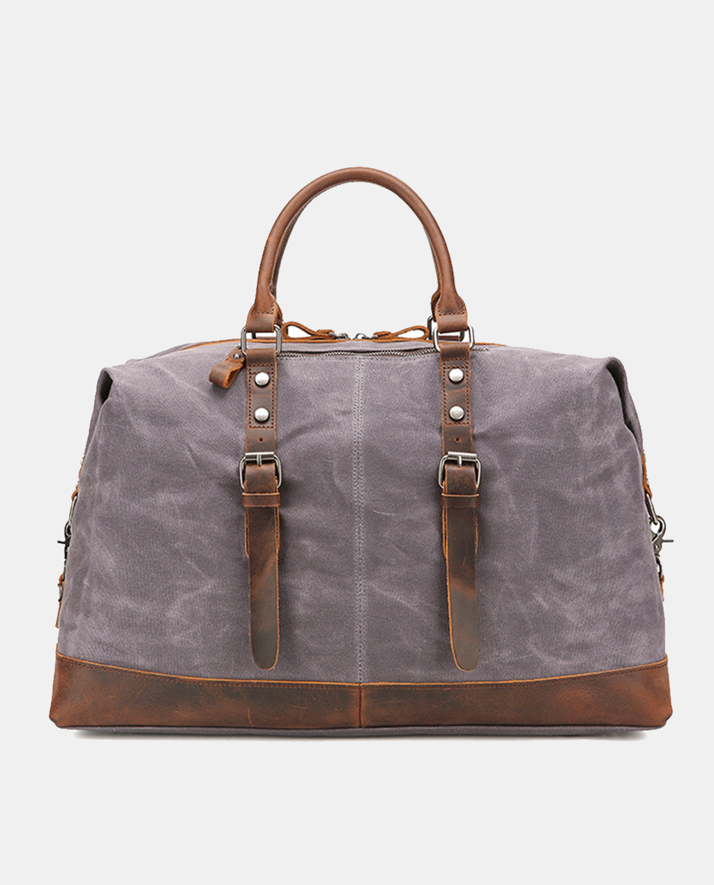 BY1264-purple,Classic Canvas Duffle Bag