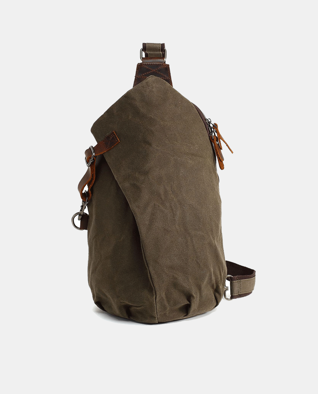 Canvas Sling Bag -Bags- BAGHUGS-BYX430-Earthy Mist